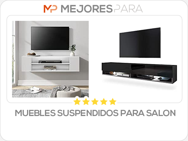 muebles suspendidos para salon