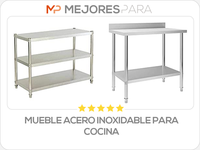 mueble acero inoxidable para cocina