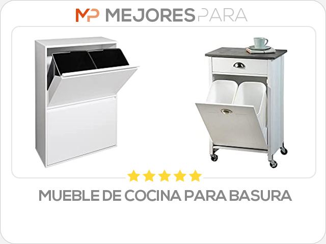 mueble de cocina para basura