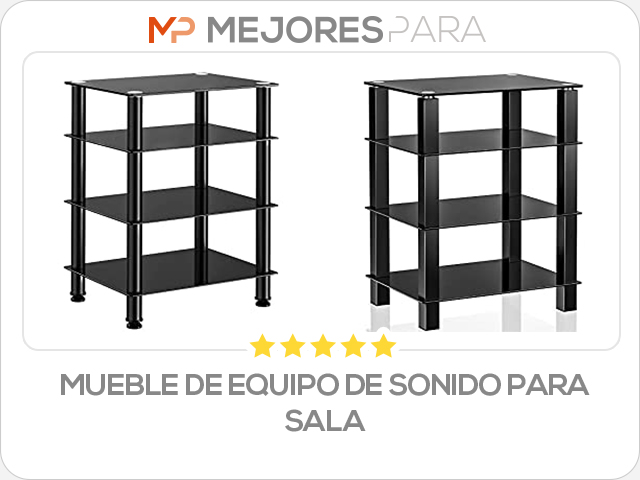 mueble de equipo de sonido para sala