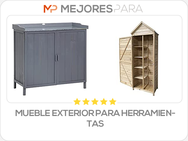 mueble exterior para herramientas