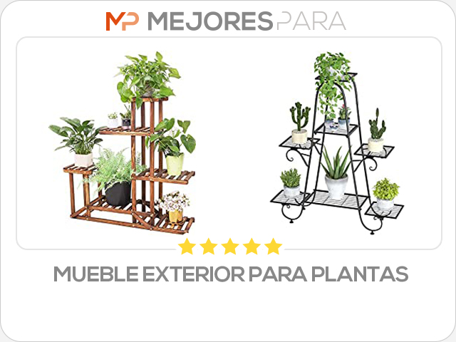 mueble exterior para plantas