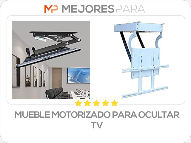 mueble motorizado para ocultar tv