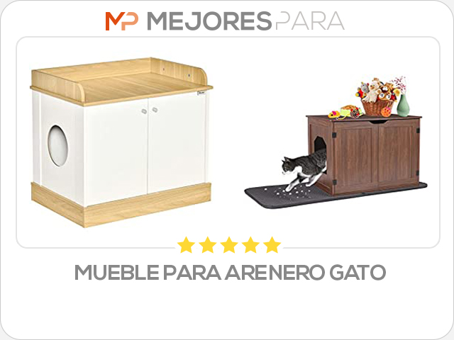 mueble para arenero gato