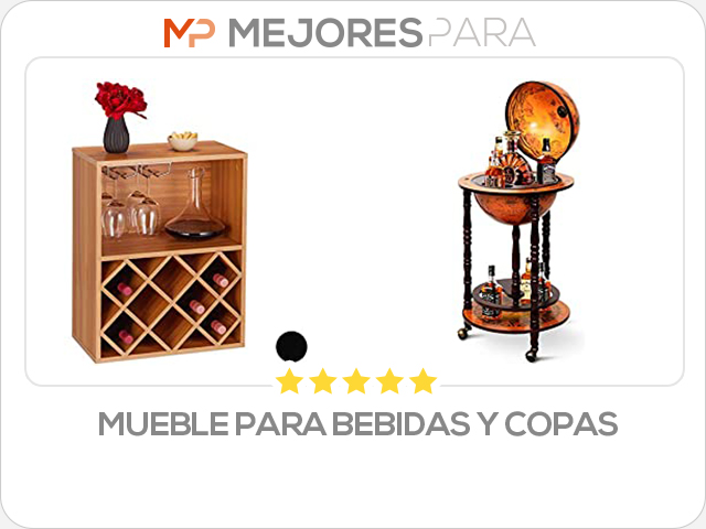 mueble para bebidas y copas