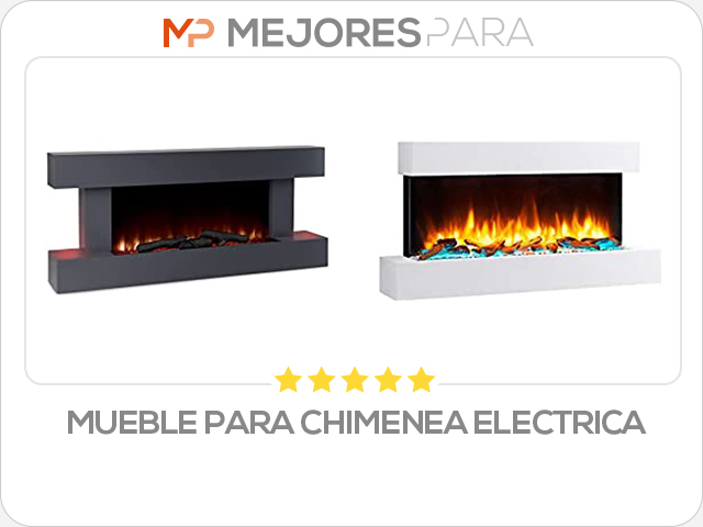 mueble para chimenea electrica