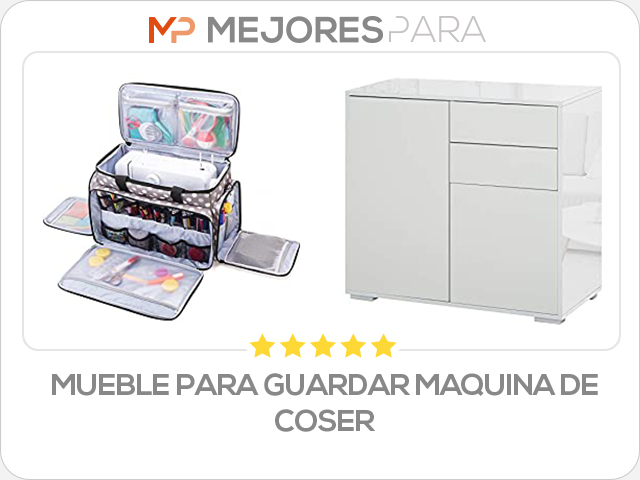 mueble para guardar maquina de coser