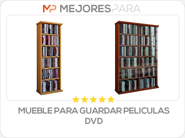 mueble para guardar peliculas dvd