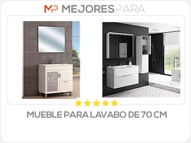 mueble para lavabo de 70 cm