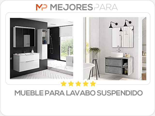 mueble para lavabo suspendido