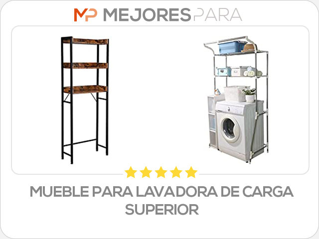 mueble para lavadora de carga superior