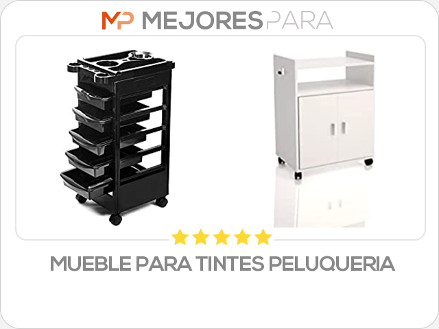 mueble para tintes peluqueria