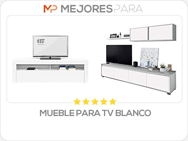 mueble para tv blanco