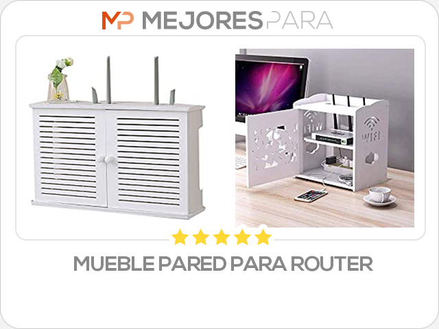 mueble pared para router