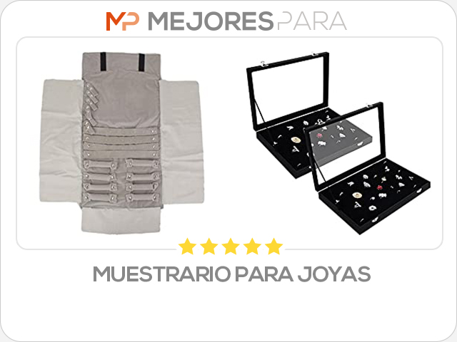 muestrario para joyas