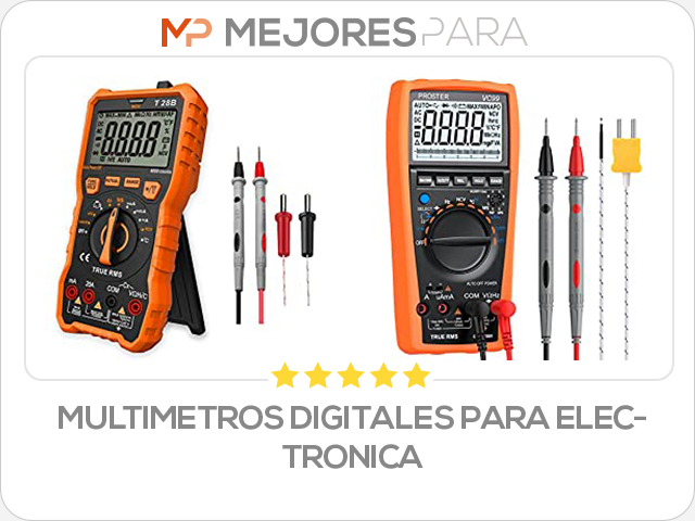 multimetros digitales para electronica