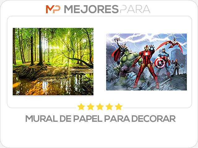 mural de papel para decorar