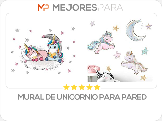 mural de unicornio para pared