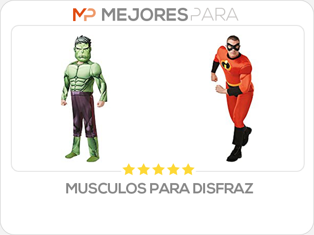 musculos para disfraz