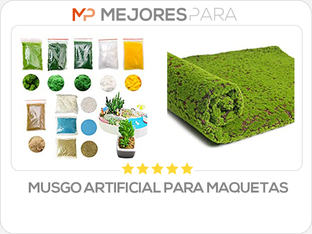 musgo artificial para maquetas