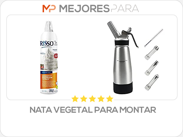 nata vegetal para montar