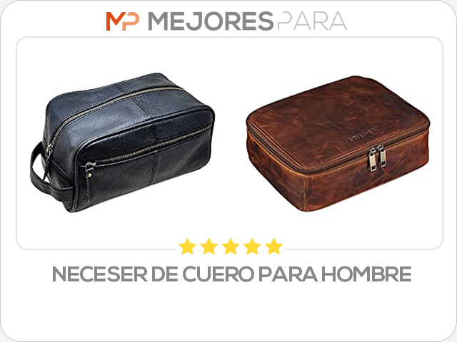 neceser de cuero para hombre