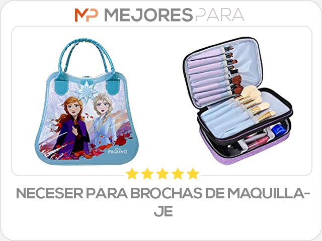 neceser para brochas de maquillaje