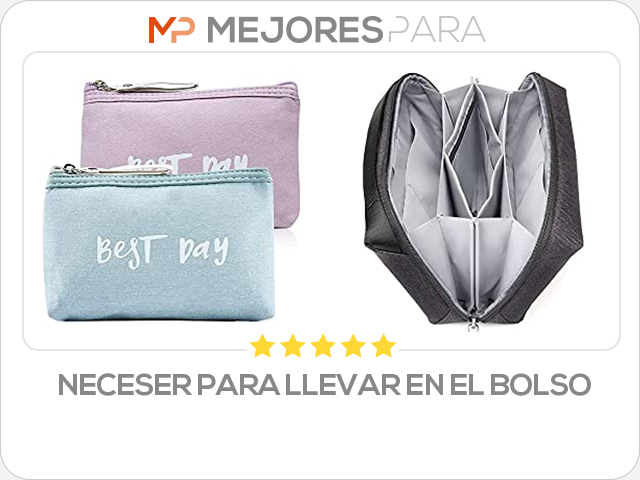 neceser para llevar en el bolso