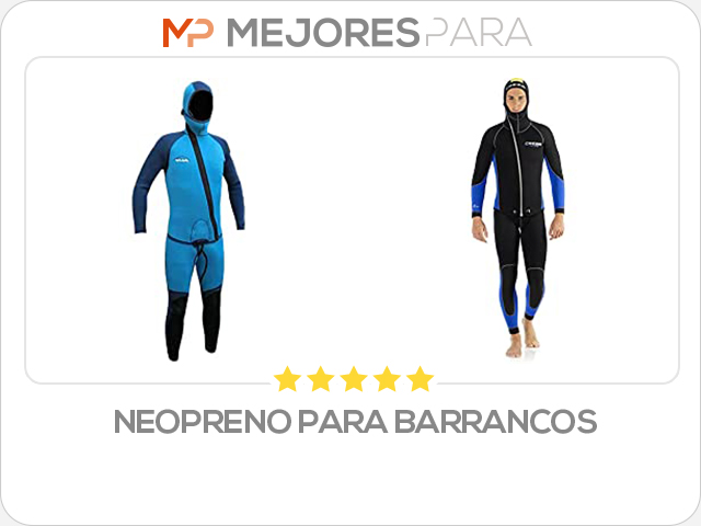 neopreno para barrancos