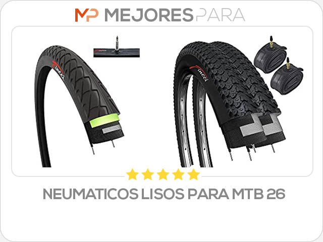 neumaticos lisos para mtb 26