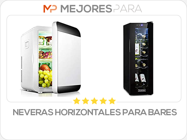 neveras horizontales para bares