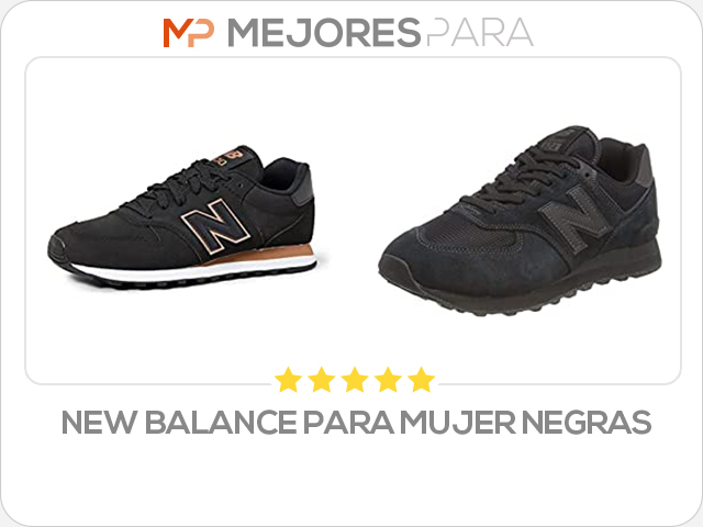 new balance para mujer negras