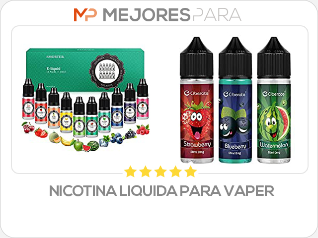 nicotina liquida para vaper