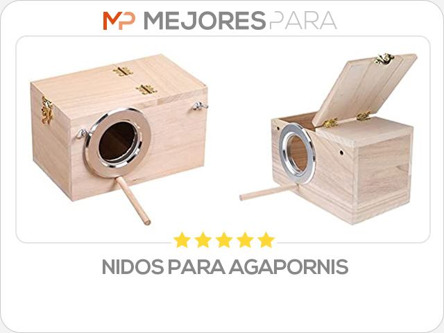 nidos para agapornis