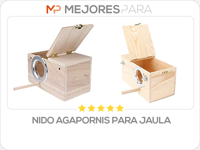 nido agapornis para jaula