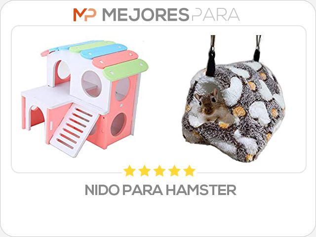 nido para hamster