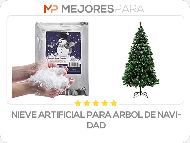 nieve artificial para arbol de navidad