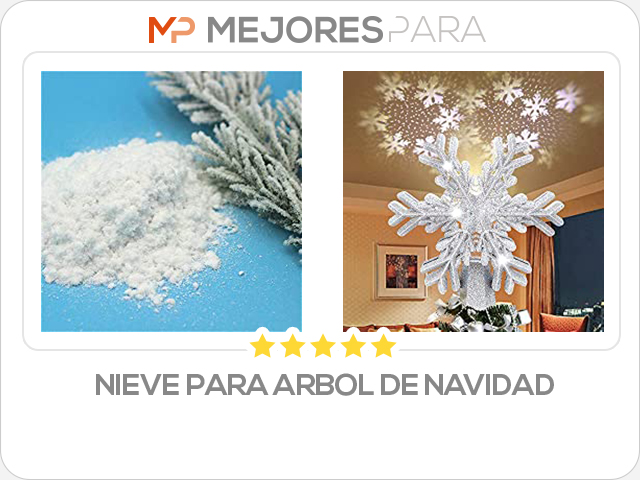 nieve para arbol de navidad