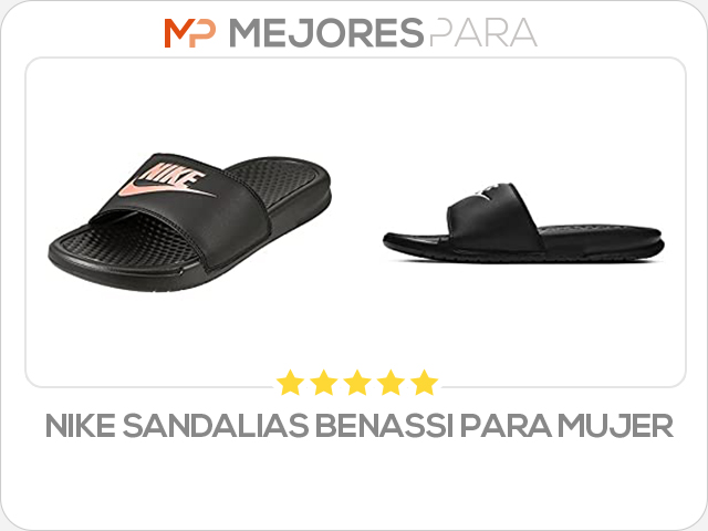 nike sandalias benassi para mujer