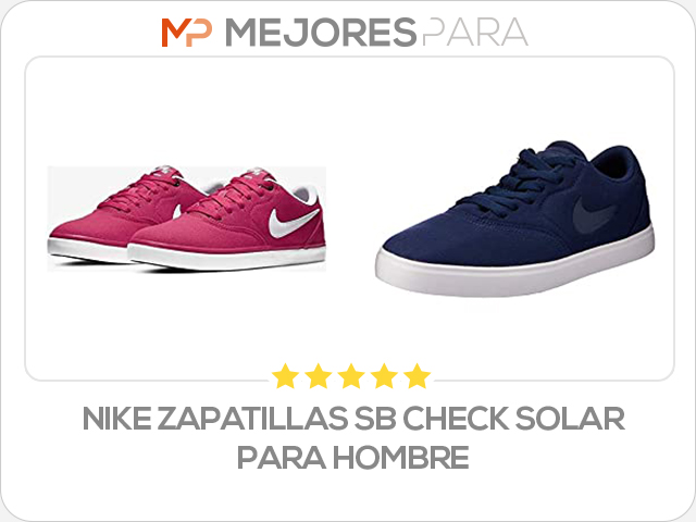 nike zapatillas sb check solar para hombre