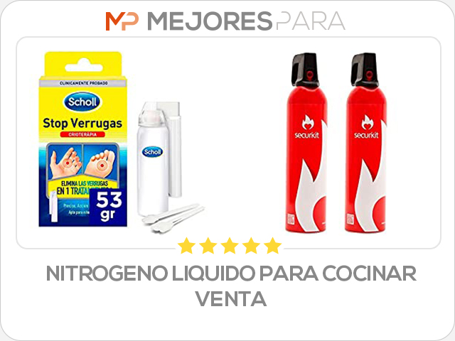 nitrogeno liquido para cocinar venta