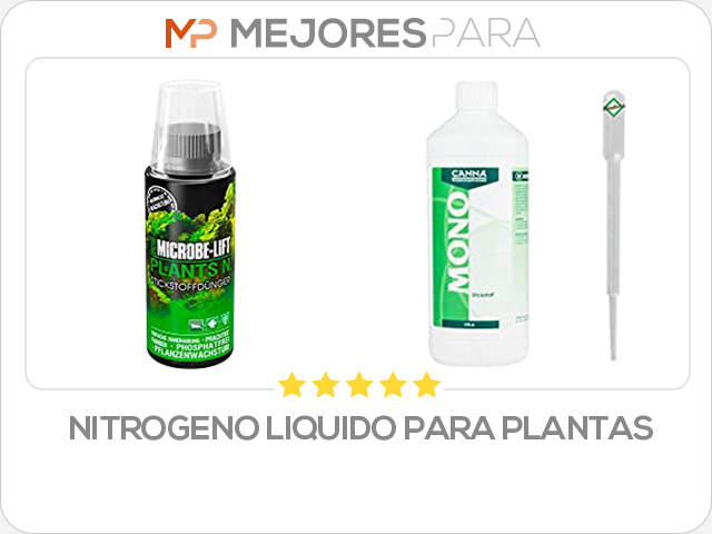 nitrogeno liquido para plantas