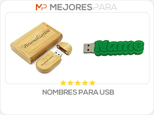 nombres para usb