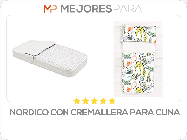 nordico con cremallera para cuna