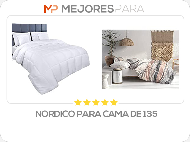 nordico para cama de 135