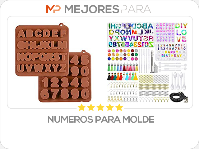 numeros para molde