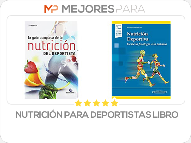 nutrición para deportistas libro