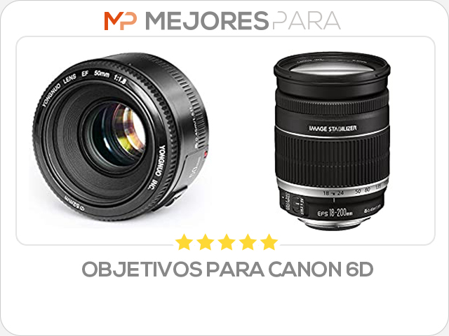 objetivos para canon 6d