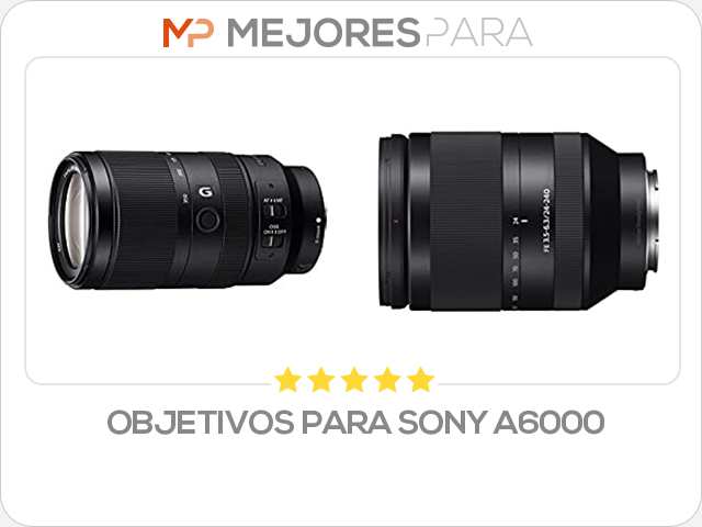 objetivos para sony a6000