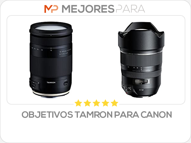 objetivos tamron para canon